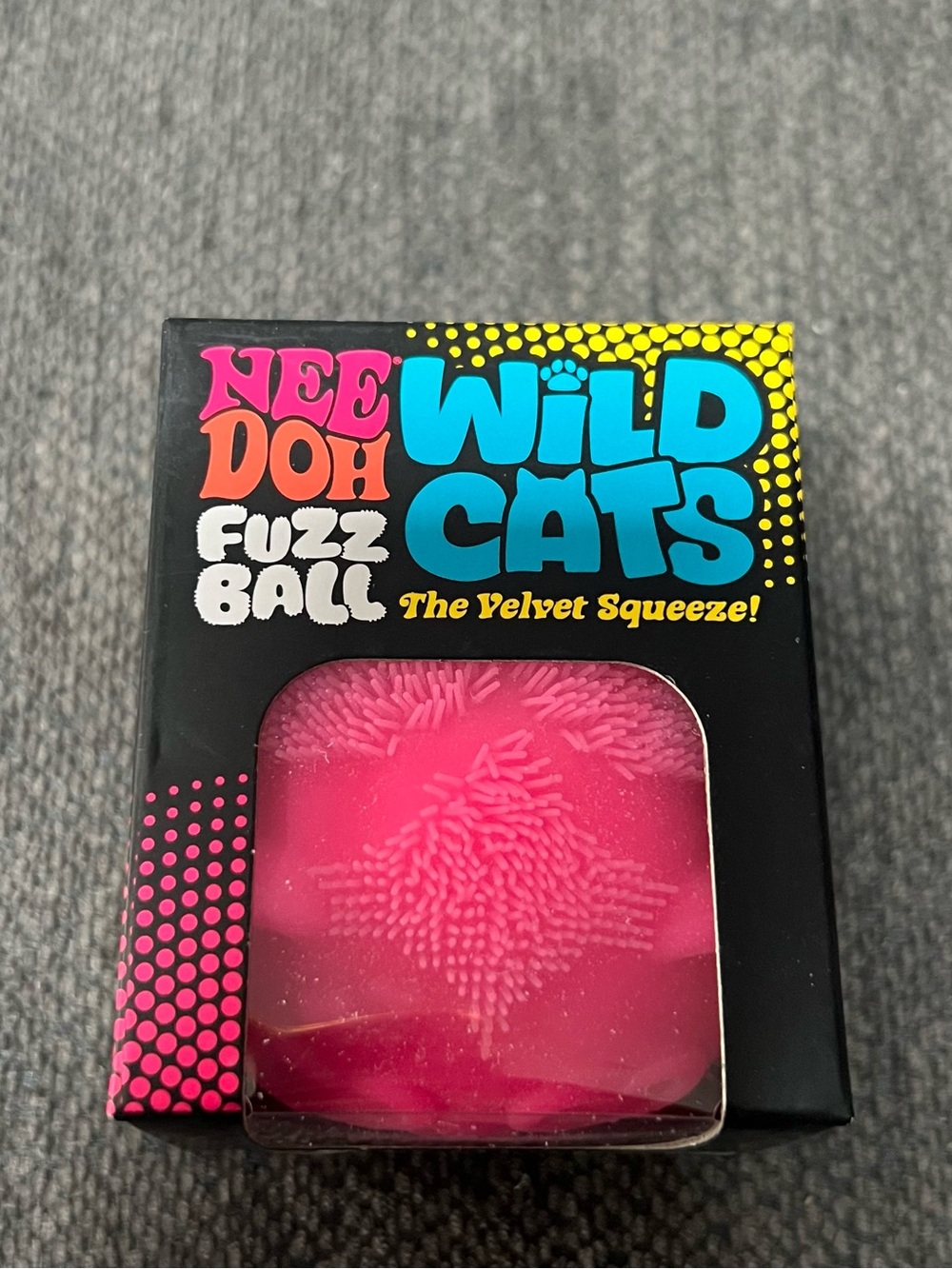NEEDOH Wild Cats Fuzz Ball - PINK